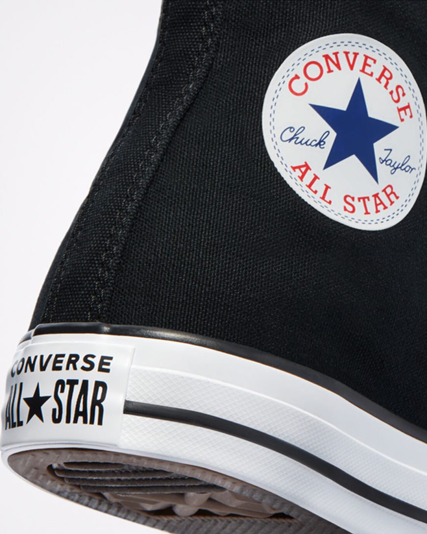 Zapatillas Altas Converse Chuck Taylor All Star Classic Mujer Negras | PE 24P5W0